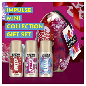 Impulse Easter Egg Mini Collection Gift Egg with 3 Body Spray products for Women ,1pk