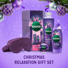 Load image into Gallery viewer, Radox Feel Relaxing Sleep Collection 4pcs Gift Set For Her with Eye Mask
