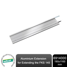 Load image into Gallery viewer, wolfcraft Aluminium Extension for Extending the FKS 145, Extends up to 255 cm