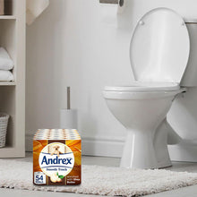 Load image into Gallery viewer, Andrex Toilet Roll Touch of Care with Shea Butter Toilet Paper, 108 Rolls