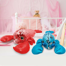 Load image into Gallery viewer, Doodle 11&quot; Glitzies Lobster Magic Sequin Plush, Assorted Colours