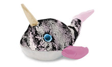 Load image into Gallery viewer, Doodle Glitzies Narwhal Magic Sequin Plush - 18&quot;inch Assorted Colors