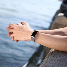 Load image into Gallery viewer, AQ Milanese Stainless Steel Wrist Band For Fitbit Charge 2 Smart Trackers, Black