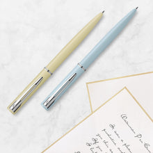 Load image into Gallery viewer, Waterman Allure Fountain Pen Baby Blue Pastel Fine Nib Blue Ink Gift Box