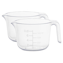 Load image into Gallery viewer, 2pk GastroMax Clear Transparent Food Mixing Bowl With An Easy-to-Pour Spout 0.8L