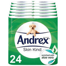 Load image into Gallery viewer, Andrex Toilet Roll Skin Kind, Gentle Clean, Classic or Supreme Quilts, 96 Rolls