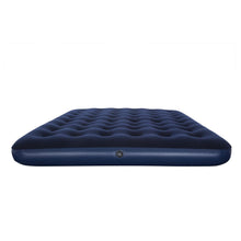 Load image into Gallery viewer, Pavillo Queen Flocked Blow up Inflatable Airbed Camping Mattress 203 x 152 x 22cm, 1pk