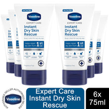 Load image into Gallery viewer, 3x or 6x of 75ml Vaseline Instant Dry Skin Rescue On the Go Body Lotion