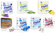 Load image into Gallery viewer, 45 Rolls of Freedom Three-Ply Toilet Paper