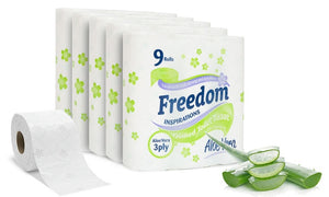 45 Rolls of Freedom Three-Ply Toilet Paper
