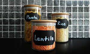 116 Pcs Removable Chalkboard Labels with Erasable Chalk Marker