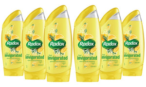 Pack of 6 Radox Men's Shower Gel 250ml