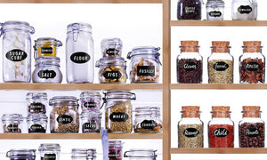 116 Pcs Removable Chalkboard Labels with Erasable Chalk Marker