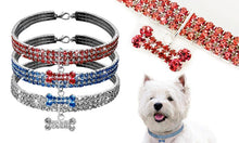 Load image into Gallery viewer, Pet Diamante Collars