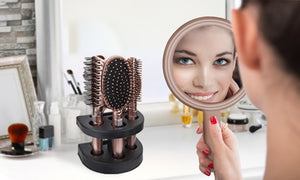 Five-Piece Brush and Mirror Sets with Stand