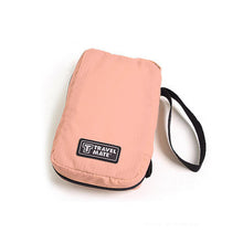 Load image into Gallery viewer, Travel Mate Water-resistant Portable Cosmetic Makeup Hanging Bag - Baby Pink