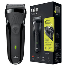 Load image into Gallery viewer, Braun Series 3 300s Electric Shaver For Men Black, 2 Pin Plug