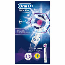 Load image into Gallery viewer, Oral B Pro 570 Electric Toothbrushes with Refill Heads
