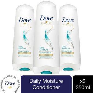 Dove Nourishing Secrets Daily moisture, 3x Shampoo 400ml & 3x Conditioner 350ml