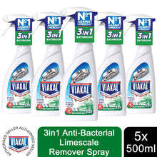 Load image into Gallery viewer, Viakal 3in1 Anti-Bacterial Limescale Remover Liquid &amp; Spray, 500ml