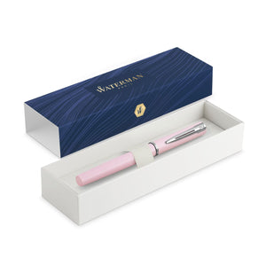 Waterman Allure Fountain Pen Macaron Pink Pastel Fine Nib Blue Ink Gift Box