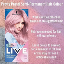 Load image into Gallery viewer, 3x Schwarzkopf Live Ultra Brights Semi-Permanent Colour Hair Dye