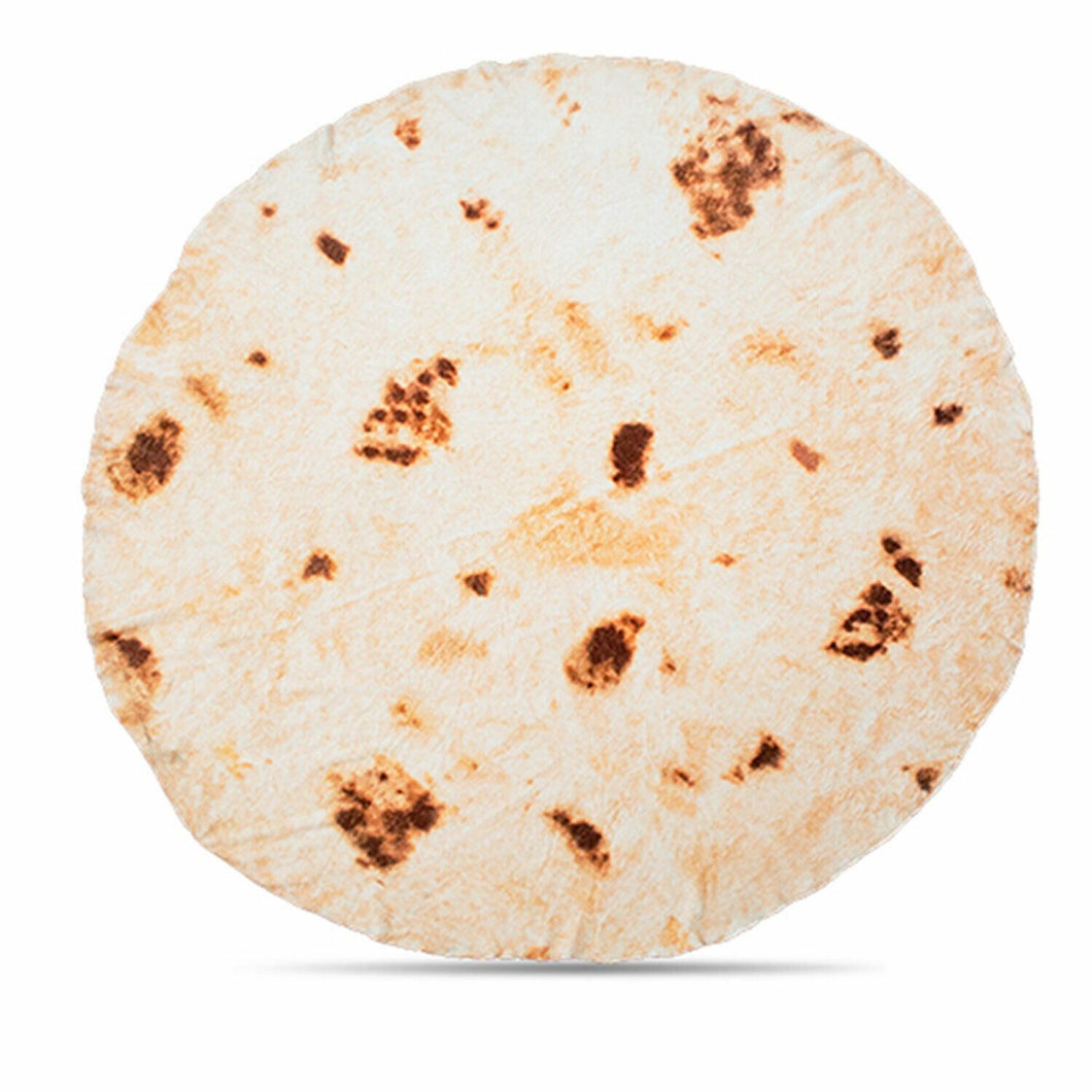 Haven Soft Baby Round Flour Burritos Tortilla Flannel Blanket, 180x180cm