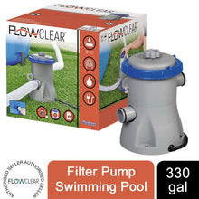 Load image into Gallery viewer, Bestway Flowclear Swimming Pool Filter Pump, 330gal, 530gal, 800gal Or 2500gal