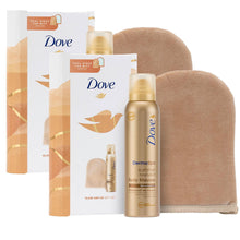 Load image into Gallery viewer, Dove Nourishing Secrets Glow &amp; Go Gradual Self Tan Gift Set for Women , 2pk