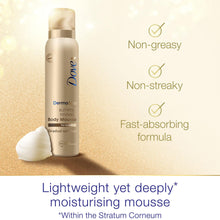 Load image into Gallery viewer, 2pk of 150ml Dove Derma Spa Gradual Self-Tan Body Mousse Fair to Medium