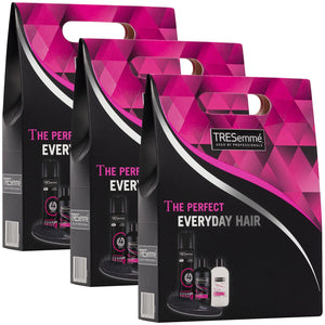 TRESemmé Hair Gift Set, With Shampoo, Conditioner & Brush for Women & Girls
