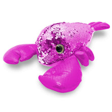 Load image into Gallery viewer, Doodle 11&quot; Glitzies Lobster Magic Sequin Plush, Assorted Colours