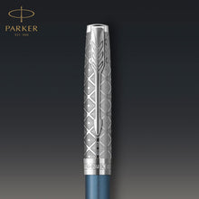 Load image into Gallery viewer, Parker Sonnet Ballpoint Pen Premium Metal 18K Gold Nib Black Ink Gift Box