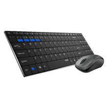 Load image into Gallery viewer, Aquarius Rapoo 9060M Multi-Mode Silent Wireless Keyboard And Mouse, Black