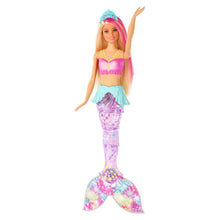 Load image into Gallery viewer, Barbie® Dreamtopia Sparkle Lights Mermaid With Blonde Pink Hair, Approx 12 Inch