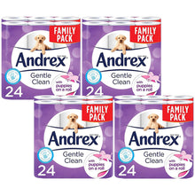 Load image into Gallery viewer, Andrex Toilet Roll Skin Kind, Gentle Clean, Classic or Supreme Quilts, 96 Rolls