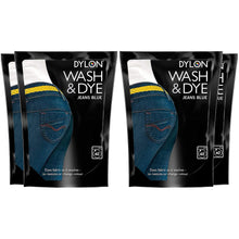 Load image into Gallery viewer, DYLON Wash&amp;Dye Fabric Dye, JeansBlue, ChocolateBrown or VelvetBlack,1pk or 4pk