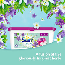 Load image into Gallery viewer, 96W(32Wx3)Surf HerbalExtracts LaundryCapsule &amp; 85WComfort Pure FabricConditioner