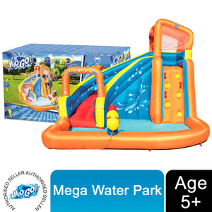 H2OGO! Mega Water Park with Continuous Fan Turbo Splash, 365 x 320 x 270 cm