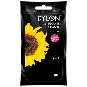 DYLON Hand Fabric Dye Sachet for Clothes & Soft Furnishings, 50g, Yellow
