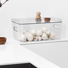 Load image into Gallery viewer, SmartStore Compact Clear Storage Box with Transparent Lid - Large, 15.4 Litres