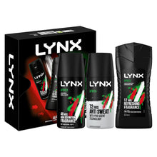 Load image into Gallery viewer, Lynx Africa Trio Gift Set For Men Bodyspray, Bodywash &amp; APA Deo Gift For Him