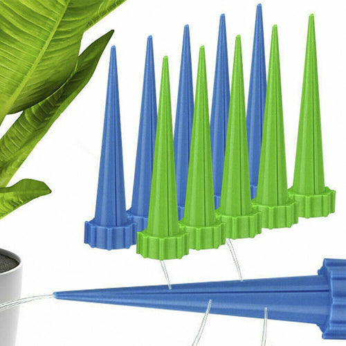 10pcs Automatic Watering Irrigation Spike Plant Drip Home Garden Sprinkler