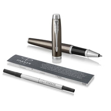 Load image into Gallery viewer, Parker IM Rollerball Pen Dark Espresso Fine Point Black Ink Gift Box