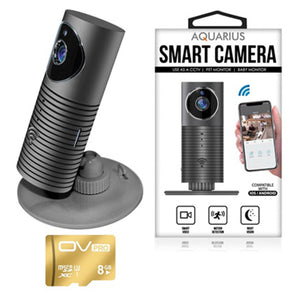 Aquarius Signature Range Wireless Smart Security Camera Space Grey