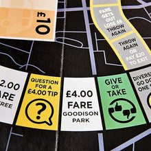 Load image into Gallery viewer, Taxi! Board Game Full of Fun &amp; Knowledge, Rugby, Football Teams &amp; City Editions