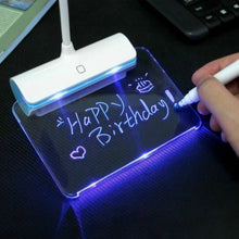 Load image into Gallery viewer, Led Desk Lamp Rechargeable Message Board Desk Light