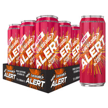 Load image into Gallery viewer, Lucozade Alert Cherry Blast High Caffeine VIT-B3 Fat-Free Energy Drink, 12x500ml