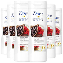 Load image into Gallery viewer, 3x400ml or 6x400ml Dove Nourishment Body Lotion For All Skin Types