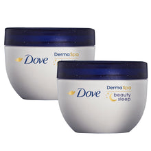Load image into Gallery viewer, 2x Dove DermaSpa Beauty Sleep Midnight Moisturiser Body Balm Night Skincare 300ml